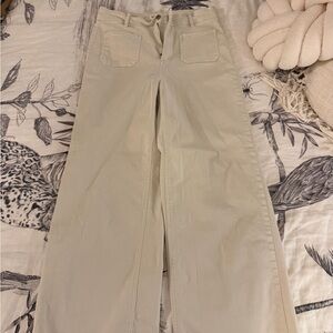 Oat New York Cream Flare Jeans
